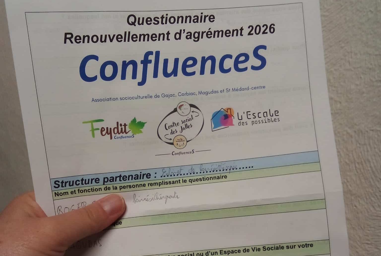 Agrément association Confluences Saint-Médard-en-Jalles